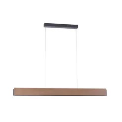 Paul Neuhaus Hängelampe Holz 121 cm inkl. LED mit Fernbedienung - Ajdin