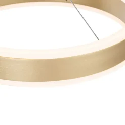 QAZQA Hängelampe Messing länglich inkl. LED 3-stufig dimmbar 3-flammig - Lyani