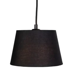 QAZQA Hängelampe mit 3 Baumwollschirmen schwarz mit Gold - Cava