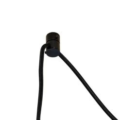 QAZQA Hängelampe mit 3 Baumwollschirmen schwarz mit Gold - Cava