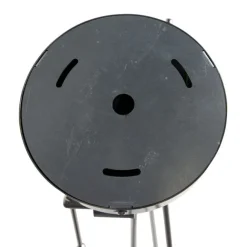 QAZQA Hängelampe mit Leinenschirmen schwarz 35 cm - Blitz II Stahl