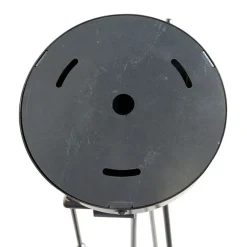 QAZQA Hängelampe mit Leinenschirmen dunkelgrau 35 cm - Blitz II Stahl