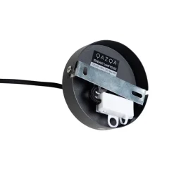 QAZQA Hängelampe mit Veloursschirm Pfau mit Gold 35 cm - Combi