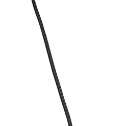 QAZQA Hängelampe mit Veloursschirm schwarz mit Gold 50 cm - Combi