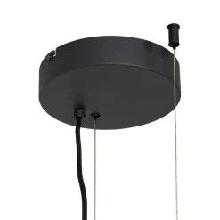 QAZQA Hängelampe schwarz mit Gestell inkl. LED 3-stufig dimmbar - Cage Rack