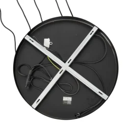 QAZQA Hängelampe schwarz mit Gold mit Rauchglas 5-flammig – Zuzanna