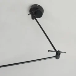 QAZQA Hängelampe schwarz mit Lampenschirm 35 cm olivgrün verstellbar - Blitz I