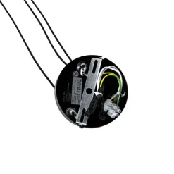 QAZQA Hängelampe schwarz mit Rauchglas rund 8-flammig - Monaco