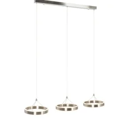 QAZQA Hängelampe Stahl länglich inkl. LED 3-Stufen dimmbar 3-Licht - Lyani