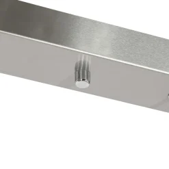 QAZQA Hängelampe Stahl länglich inkl. LED 3-Stufen dimmbar 3-Licht - Lyani