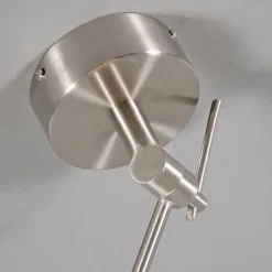 QAZQA Hängelampe Stahl mit Schirm 35 cm taupe verstellbar - Blitz I