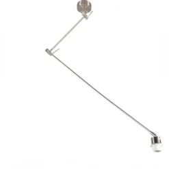 QAZQA Hängeleuchte Stahl ohne Schirm verstellbar - Blitz I