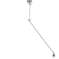 QAZQA Hängeleuchte Stahl ohne Schirm verstellbar - Blitz I