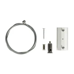 QAZQA Hängezubehör-Schiene weiß 1-phasig - Iconic