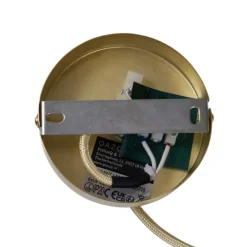 QAZQA Hotel Chic Hängelampe Gold mit Opalweißem Glas 6-Lichter - Monaco