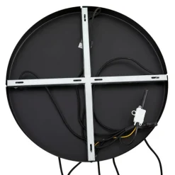 QAZQA Hotel Chic Hängelampe Schwarz und Gold mit grünem Glas 5-Lichter - Zuzanna