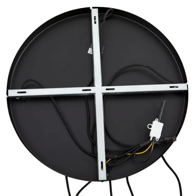 QAZQA Hotel Chic Hängelampe Schwarz und Gold mit grünem Glas 5-Lichter - Zuzanna