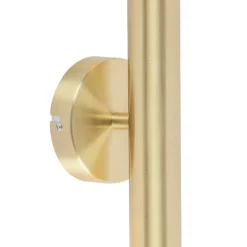 QAZQA Hotel Chic Wandleuchte Gold 2-flammig - Tubi