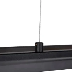 QAZQA Industrie Hängelampe Schwarz 4-flammig - Cage 4