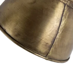 QAZQA Industriedeckenstrahler Bronze mit Holz 18 cm - Mangos