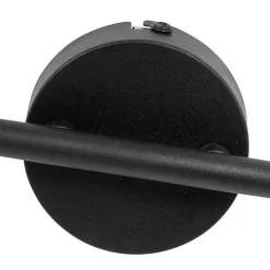 QAZQA Industriefleck schwarz mit Beton 2-Licht - Pedra