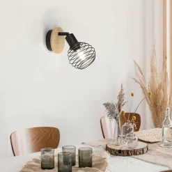 Paul Neuhaus Industriefleck schwarz mit Holz - Profite