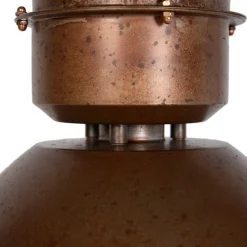QAZQA Industrie-Hängelampe Rostbraun - Flynn