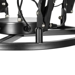 QAZQA Industrie-Hängelampe schwarz 6-flammig verstellbar - Hobby Spinne