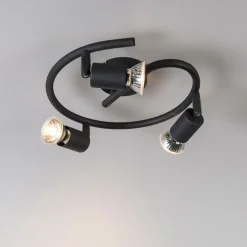 QAZQA Industriell gefleckte schwarze Locken - Jeany 3