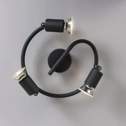 QAZQA Industriell gefleckte schwarze Locken - Jeany 3