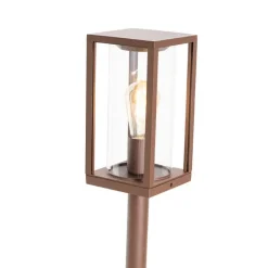 QAZQA Industrielle Außenlaterne Rostbraun 100 cm IP44 - Charlois