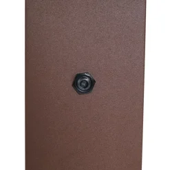 QAZQA Industrielle Außenleuchte Rostbraun mit Rauchglas 50cm mit Dämmerungssensor - Dänemark