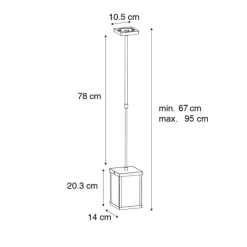 QAZQA Industrielle Außen-Pendelleuchte schwarz IP44 - Charlois