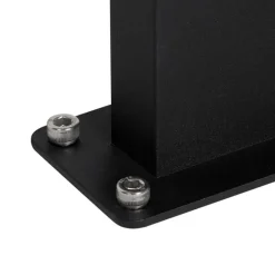 QAZQA Industrielle Außenstehleuchte schwarz IP44 - Femke