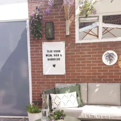 QAZQA Industrielle Außenwandlampe schwarz IP44 mit Glas - Rotterdam