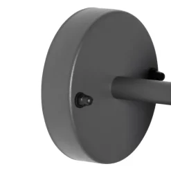 QAZQA Industrielle Außenwandleuchte dunkelgrau rund IP44 - Natas