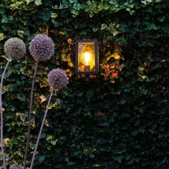 QAZQA Industrielle Außenwandleuchte grau IP44 - Sutton Up