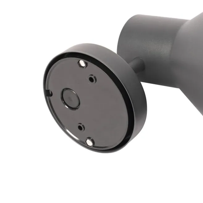 QAZQA Industrielle Außenwandleuchte dunkelgrauer Kegel IP44 - Natas