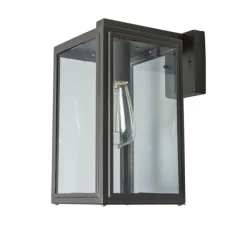 QAZQA Industrielle Außenwandleuchte grau IP44 - Sutton down