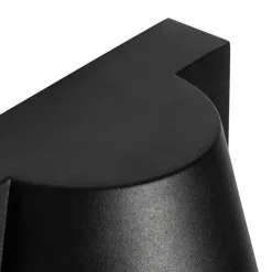 QAZQA Industrielle Außenwandleuchte schwarz IP44 - Femke