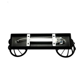 QAZQA Industrielle Deckenlampe schwarz 2-flammig - Fotu