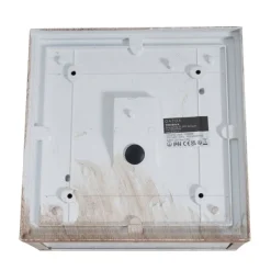 QAZQA Industrielle Deckenleuchte Holzoptik IP44 2-flammig - Charlois