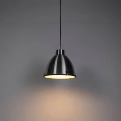 QAZQA Industrielle Hängelampe Aluminium 38 cm dimmbar - Anteros