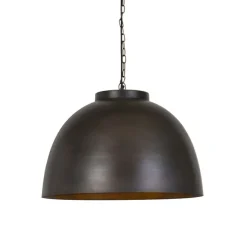 QAZQA Industrielle Hängelampe Antikbraun 60 cm - Hoodi
