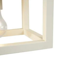 QAZQA Industrielle Hängelampe Beige 4-Lichter - Cage Rack