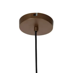 QAZQA Industrielle Hängelampe dunkelbronze 6-flammig – Sydney