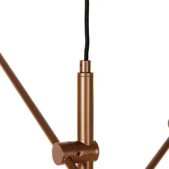 QAZQA Industrielle Hängelampe dunkelbronze 6-flammig – Sydney