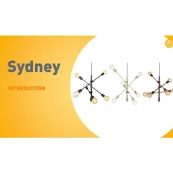 QAZQA Industrielle Hängelampe dunkelbronze 6-flammig – Sydney