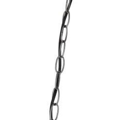 QAZQA Industrielle Hängelampe dunkelgrau mit Holz 34 cm - Arthur