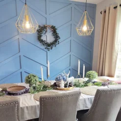 QAZQA Industrielle Hängelampe Golddraht - Carcass